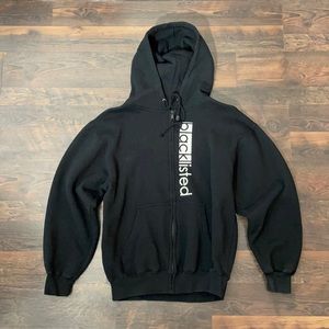 Black Listed Customs Hoody Black Size Medium
